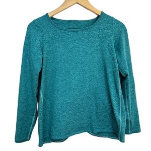 Patagonia Back Wrap Top Long Sleeve Teal Green Women’s Small‎